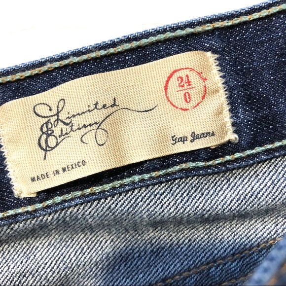 GAP Ltd Edition Low Rise Distressed Stretch Jeans - Picture 5 of 8